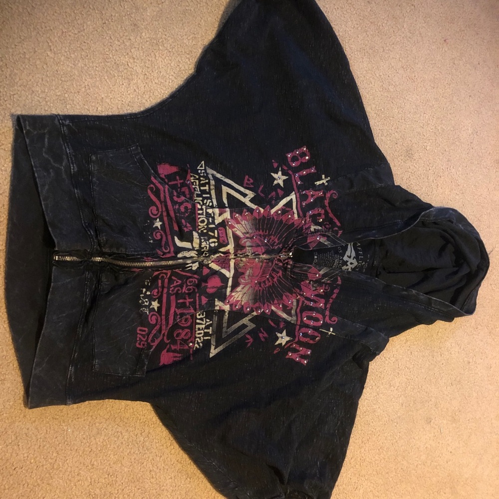 Affliction Batwing hoodie